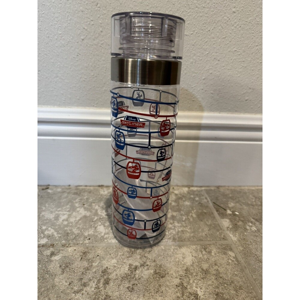 Official Disney Parks Merchandise Skyliner Water Bottle Disney Land Disney World